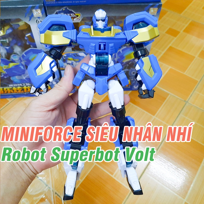 Đồ chơi Miniforce mô hình siêu nhân Force Superbot Volt tốc độ mùa 2