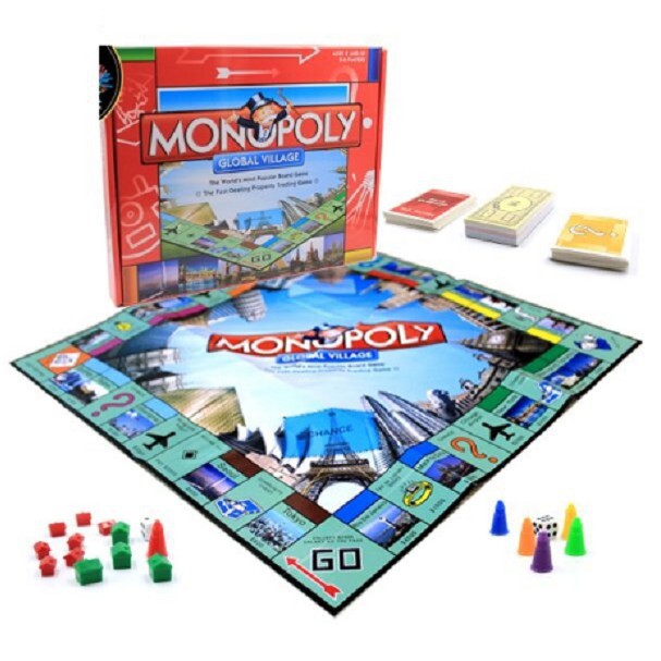 Cờ Tỷ Phú Monopoly Bản Global Village Boardgame