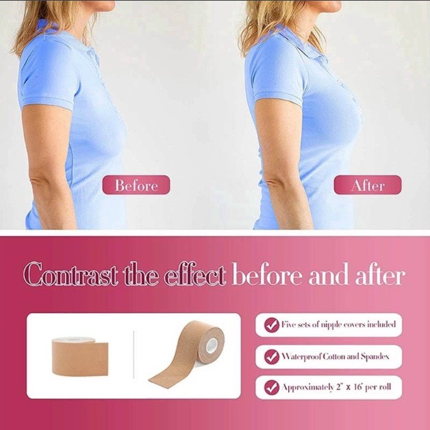 Cuộn Băng Dán Nâng Ngực Có Thể Tạo Nhiều Kiểu Đa Dụng Cho Nữ - MEGAMART
