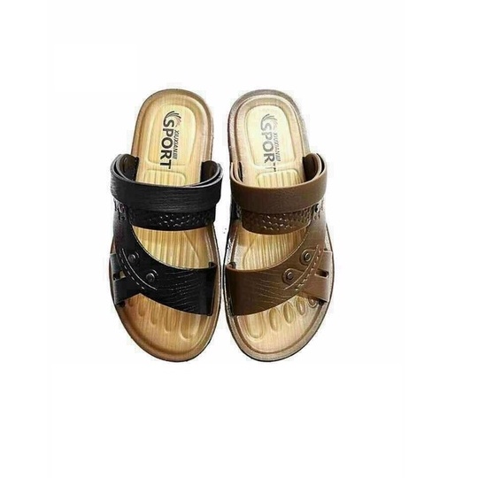 DÉP SANDAL NHỰA GIẢ DA NAM( TĂNG LÊN 1 SIZE)