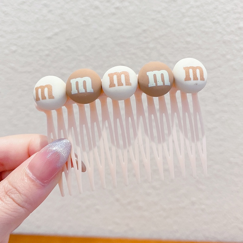 Lược Cài Tóc Màu Sắc Cà Phê Xinh Xắn Cho Bé Gái