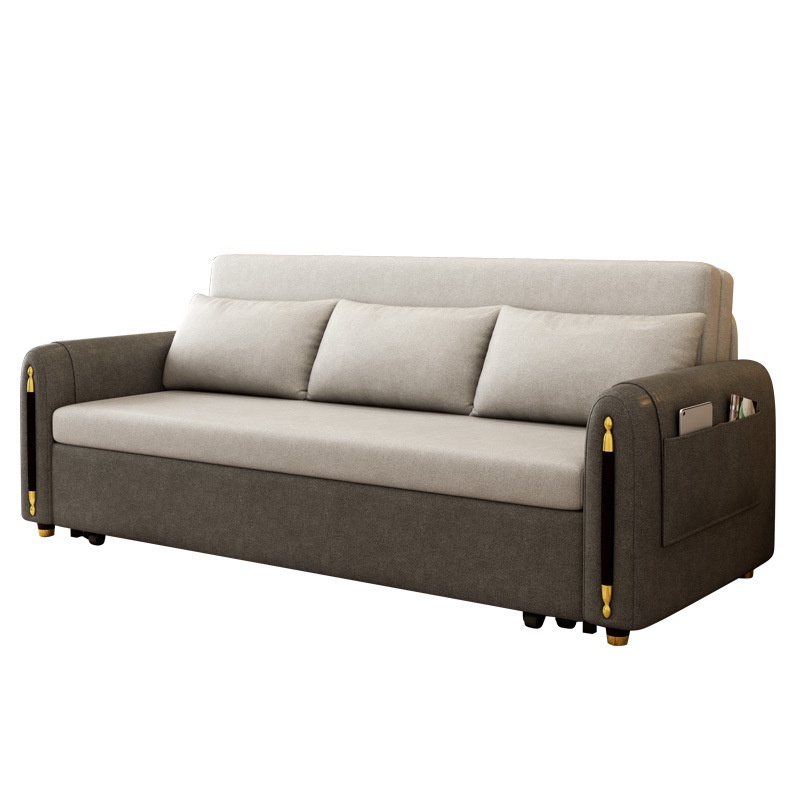 Ghế sofa giường gấp gọn thông minh, vật liệu cao cấp khung thép chịu lực, đệm cao su non êm ái bọc vải cotton
