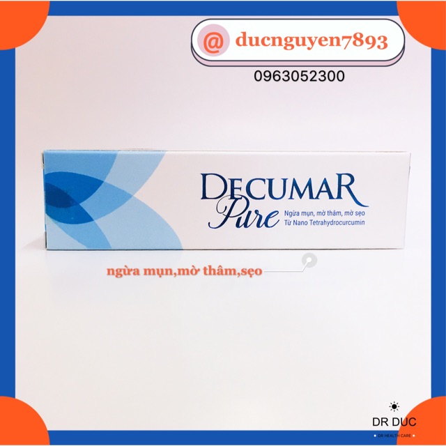 GEL NGỪA MỤN DECUMAR PURE 15g