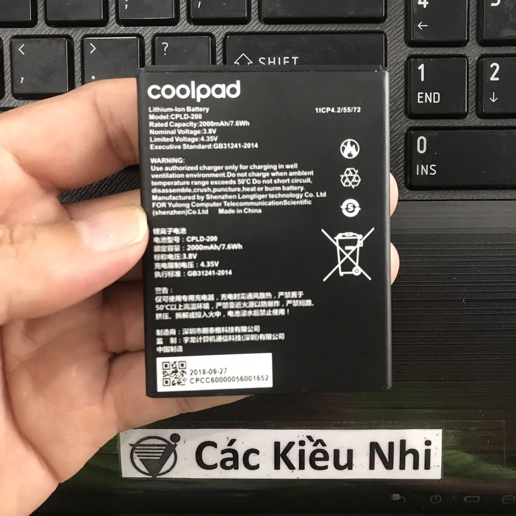 Pin Coolpad N3 Mini | CPLD-200 zin