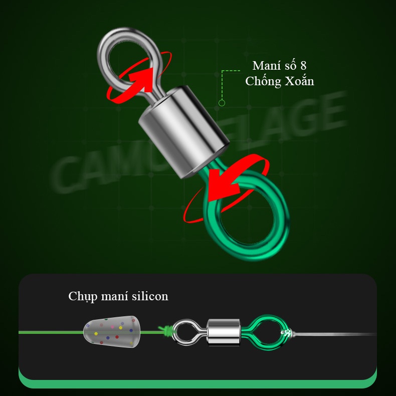Trục Câu Đài Buộc sẵn Cao Cấp AA66 - AA83