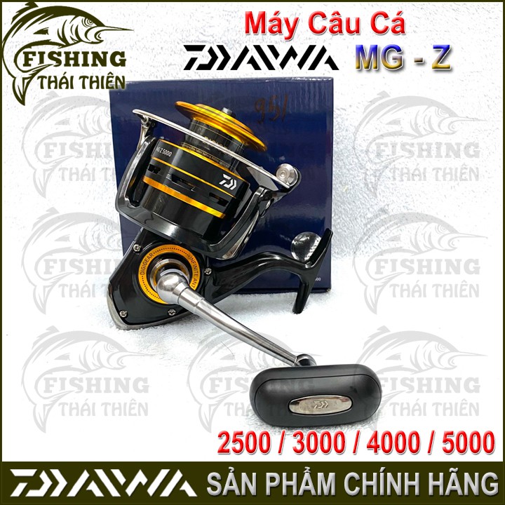 Máy Câu Cá Daiwa MG Z Dòng Máy Đứng 5 Bạc Đạn Đủ Size 2500, 3000, 4000, 5000