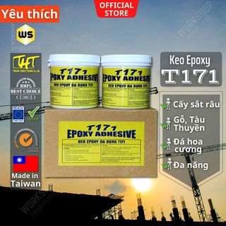 KEO Epoxy AB ĐA NĂNG CẤY SẮT RÂU, DÁN ĐÁ HOA CƯƠNG, GẠCH, GỖ....T171 ( Tiêu chuẩn công nghệ Mỹ )