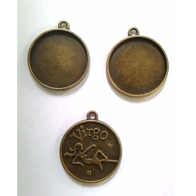 A22812 Khay Tròn 25MM cung Xử Nữ 50gram/bịch