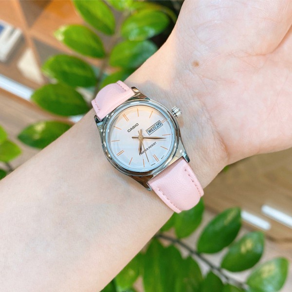 Đồng hồ nữ dây da Casio Anh Khuê LTP-V006L-4BUDF