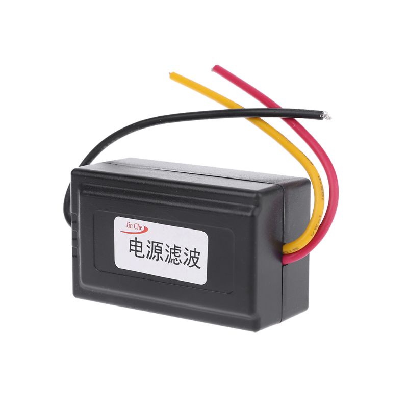 Bộ Lọc Nguồn DC 12V Bằng Nhựa Màu Đen Chuyên Dụng Cho Xe Hơi VEA22P