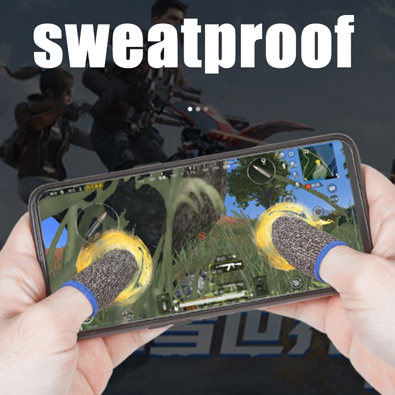 Set 2 Bọc Bảo Vệ Ngón Tay Chơi Game Thoáng Khí Chống Mồ Hôi Kèm Hộp Đựng | BigBuy360 - bigbuy360.vn