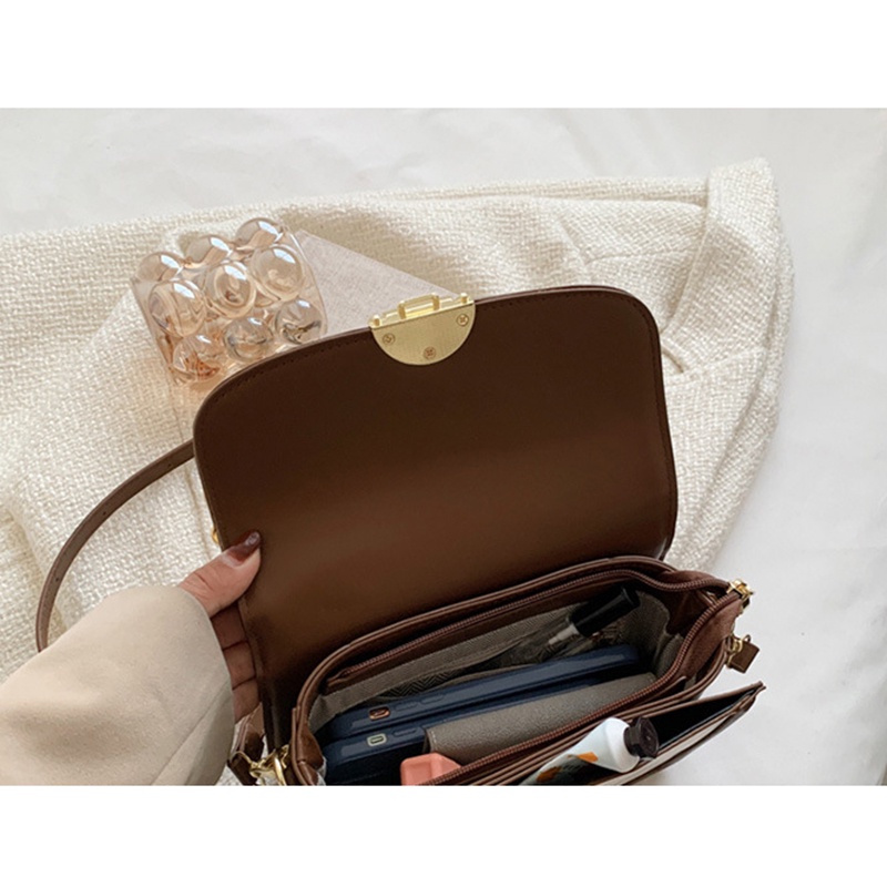 Túi vuông nhỏ thời trang IELGY màu retro có thể điều chỉnh cho phụ nữ