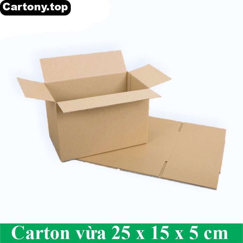 Carton vừa 25 x 15 x 5 cm