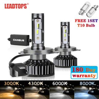 1 Cặp 12000LM CSP Bóng Đèn Pha LED Ô Tô H4 H7 H11 H27 9005 HB3 9006 HB4 H1 LED Tự Động Đèn Pha 3000K 4300K ​​Đèn sương mù LED 6000K 8000K 110W 12V Universa ô tô