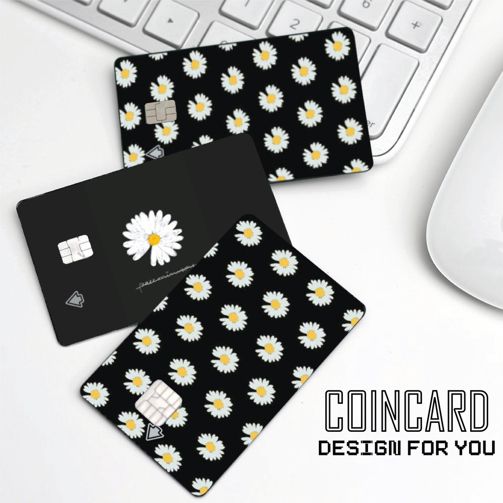 Miếng dán Thẻ ATM "🌼PEACEMINUSONE" (Sticker /  Sticker dán Thẻ ATM ,thẻ căn hộ  | Dán thẻ ATM CoinCard