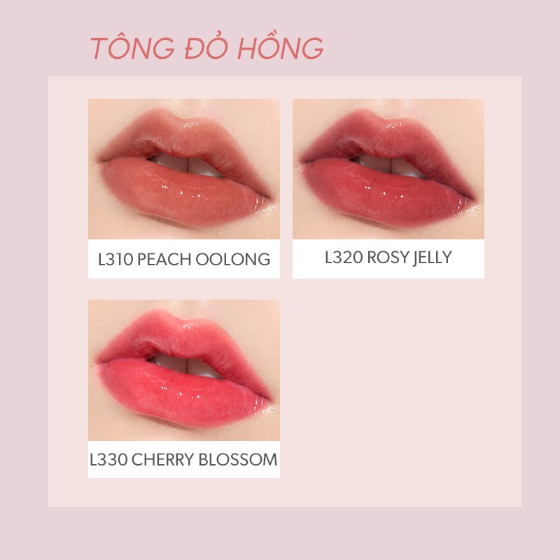 Son Kem Bóng Pink Bear Glass Shine Gloss Liquid Hydrating Long-lasting 2.5g | BigBuy360 - bigbuy360.vn