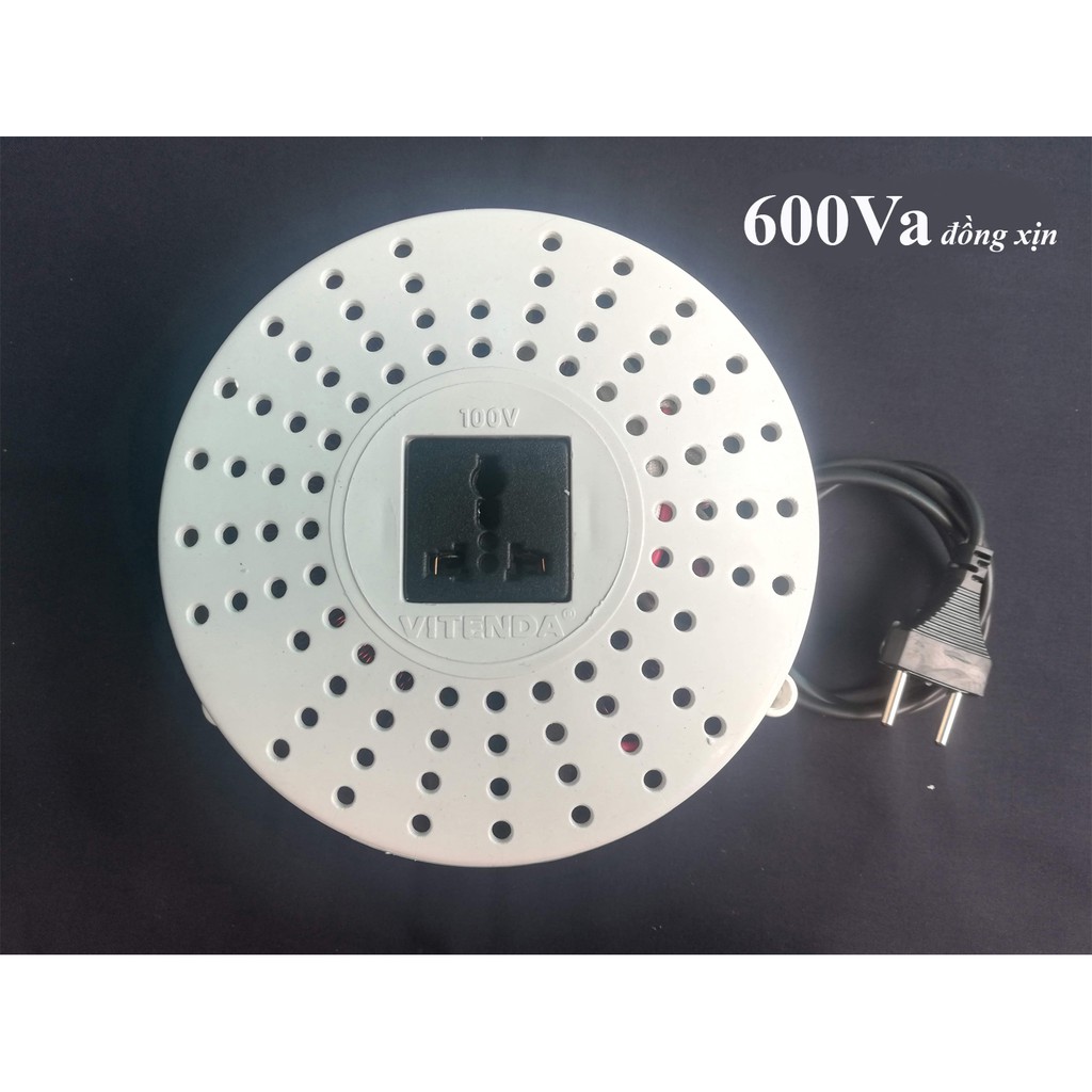 (600Va~500W). Bộ đổi nguồn 220V sang 110V công suất 600Va nguồn đồng xịn. Vitenda.