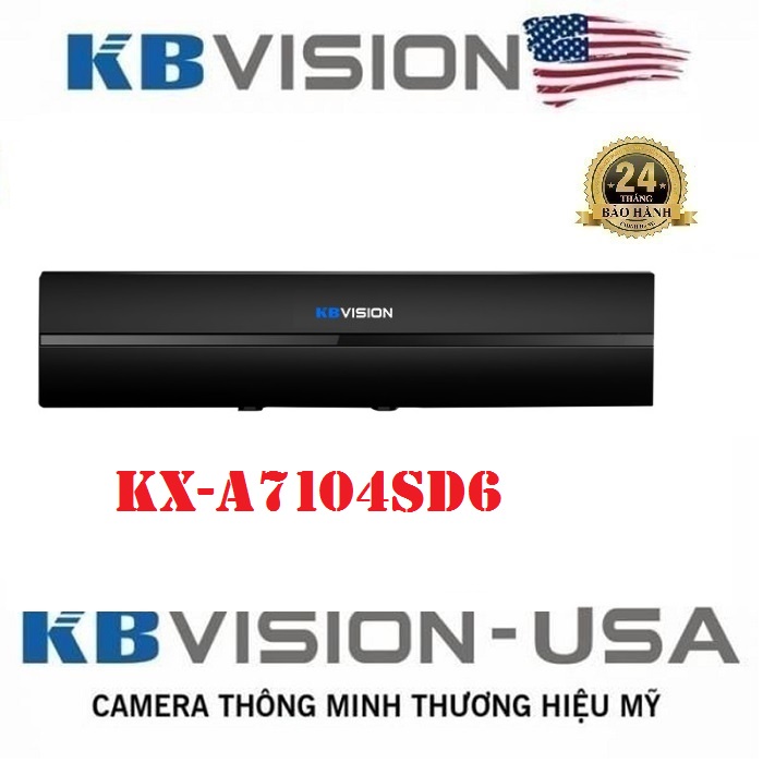 Đầu ghi hình 4 kênh 5 in 1 KBVISION KX-A7104SD6