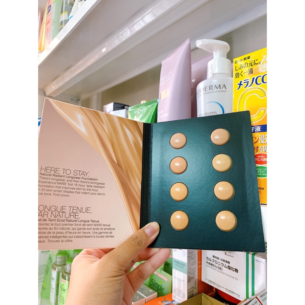 Set Lì Kiềm Dầu Che Phủ Cao Nars Complete Foundation Sample Mini