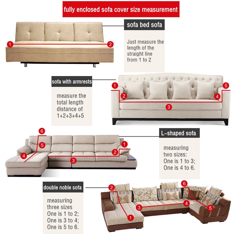 Vỏ bọc ghế sofa toàn diện chống bụi co giãn thông dụng kích cỡ tùy chọn