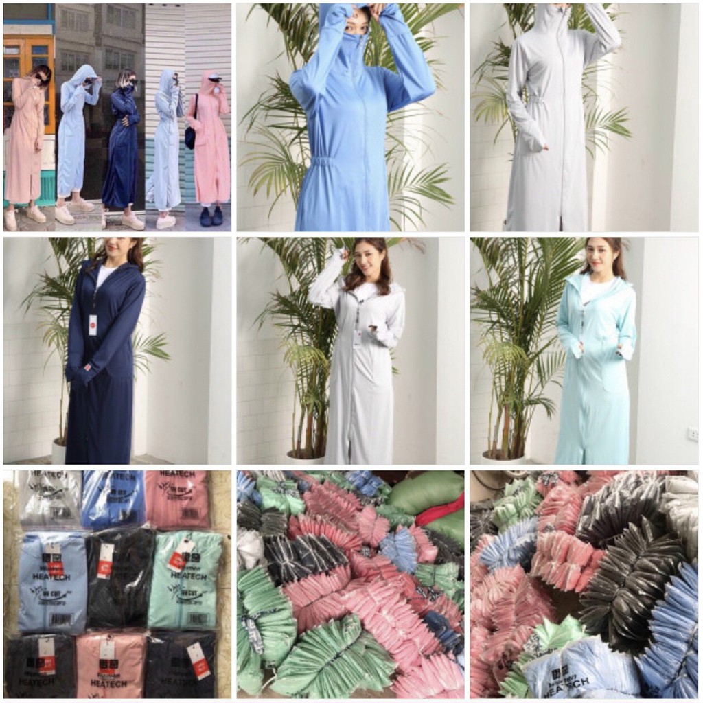 Áo chống nắng toàn thân thông hơi siêu thoáng chất vải thun kim cương | BigBuy360 - bigbuy360.vn