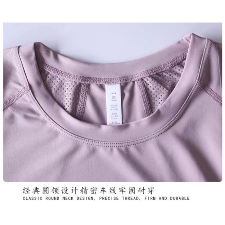 Áo thể thao nữ, thun lạnh, phối lưới, siêu mát mịn, thoáng khí. Áo tập gym nữ, chạy bộ, du lịch | BigBuy360 - bigbuy360.vn