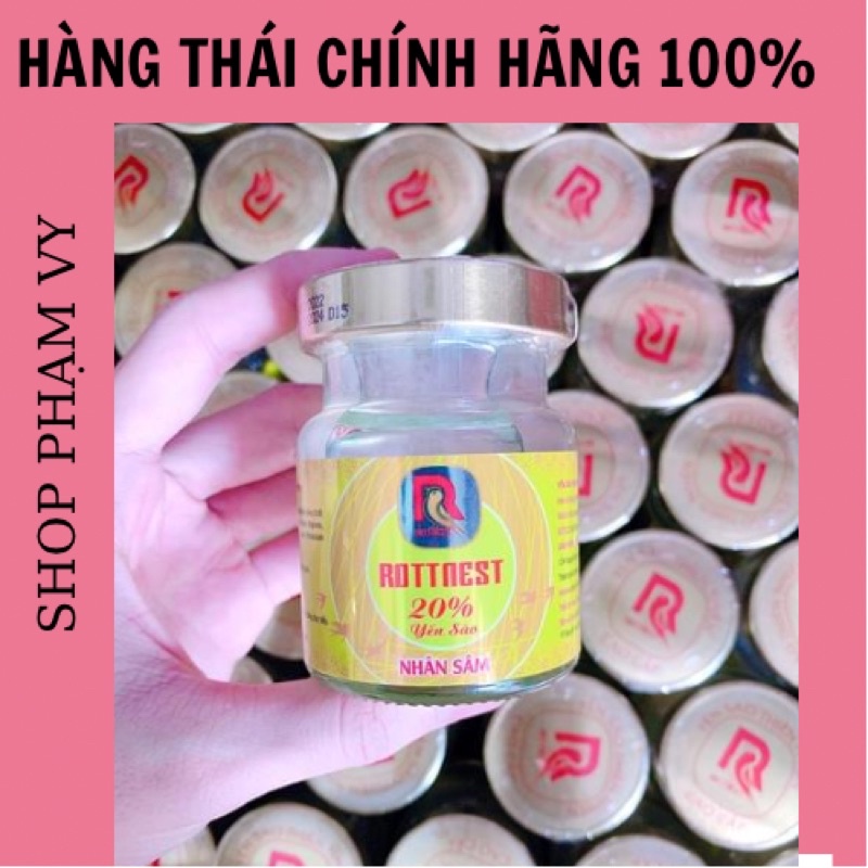 SET 10 HỦ YẾN CAO CẤP NHÂN SÂM 20% YẾN