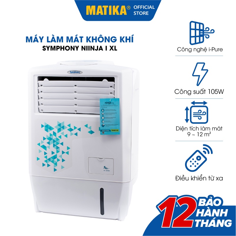 Máy Làm Mát Không Khí SYMPHONY Ninja I XL 105W - Hàng vỏ xấu