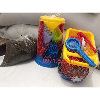Mã A2- Combo đồ chơi xúc cát hạt muồng giá rẻ cho bé