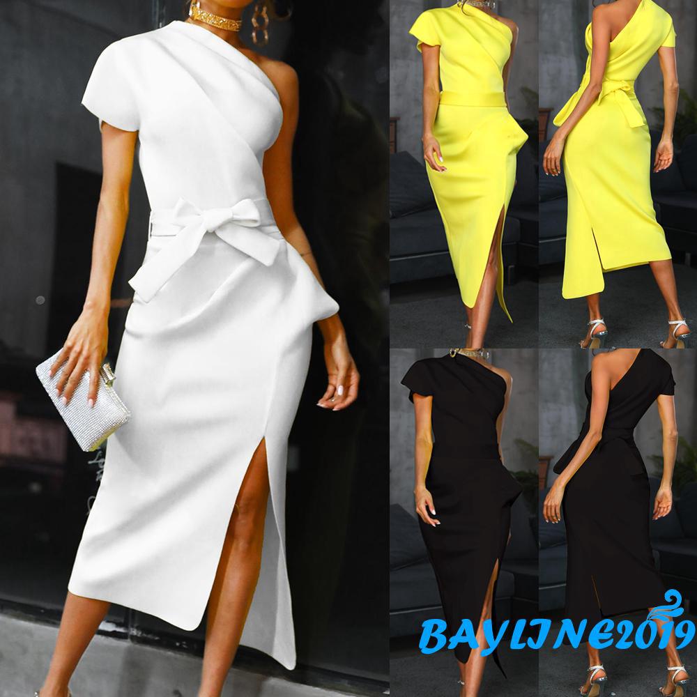 Đầm Body lệch vai quyến rũ cho nữ