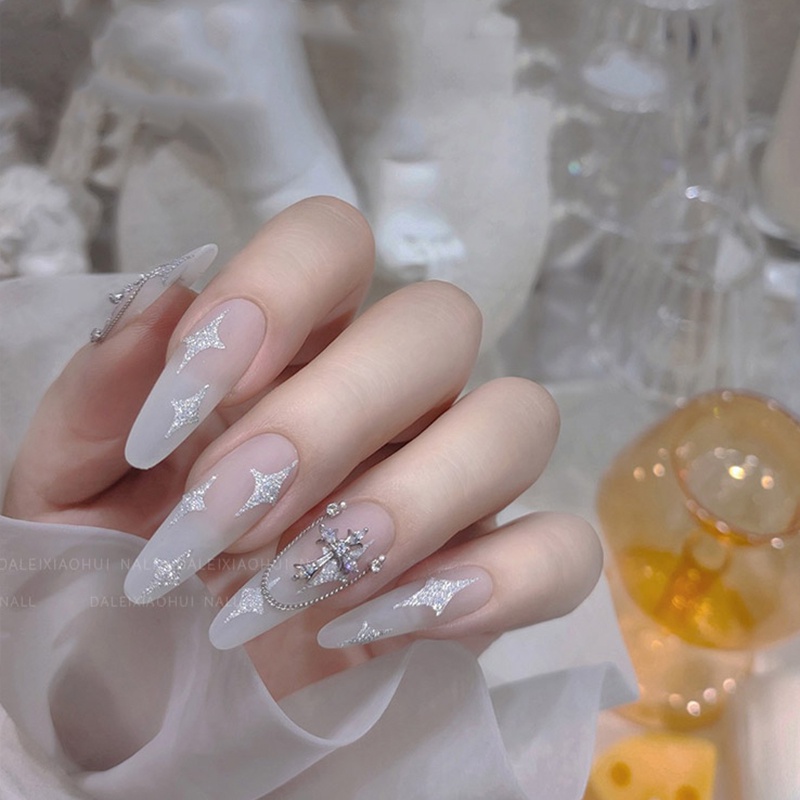 Miếng dán 3D UR SUGAR hình gấu/ ngôi sao/ bướm trang trí móng tay nghệ thuật