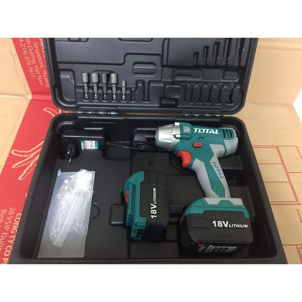 Máy siết vít dùng pin 18V total TIDLI228181