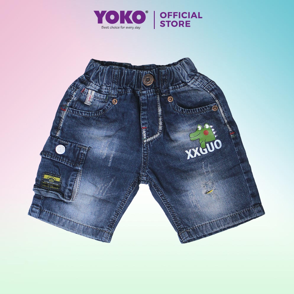 Quần Jean Lửng Bé Trai (1-5 Tuổi) YOKO KID’S FASHION JE121