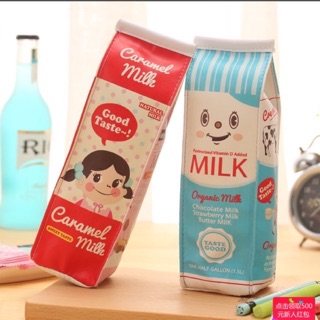 Túi bút hình hộp sữa cô bé