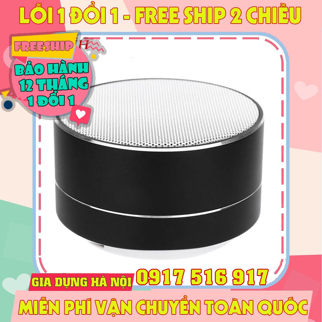 Loa bluetooth mini vỏ nhôm A10 Âm thanh to, bass chắc có đèn led theo nhạc