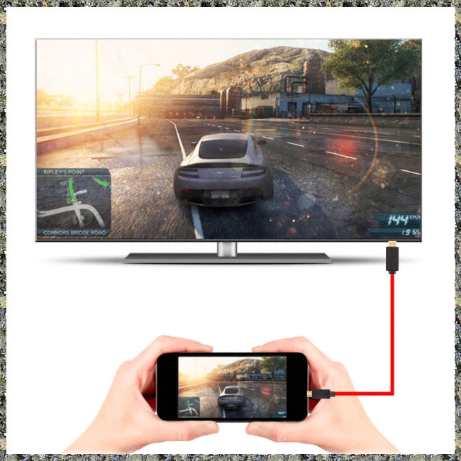 Dây cáp chuyển đổi Micro USB sang HDMI 1080P HD TV dành cho điện thoại Android