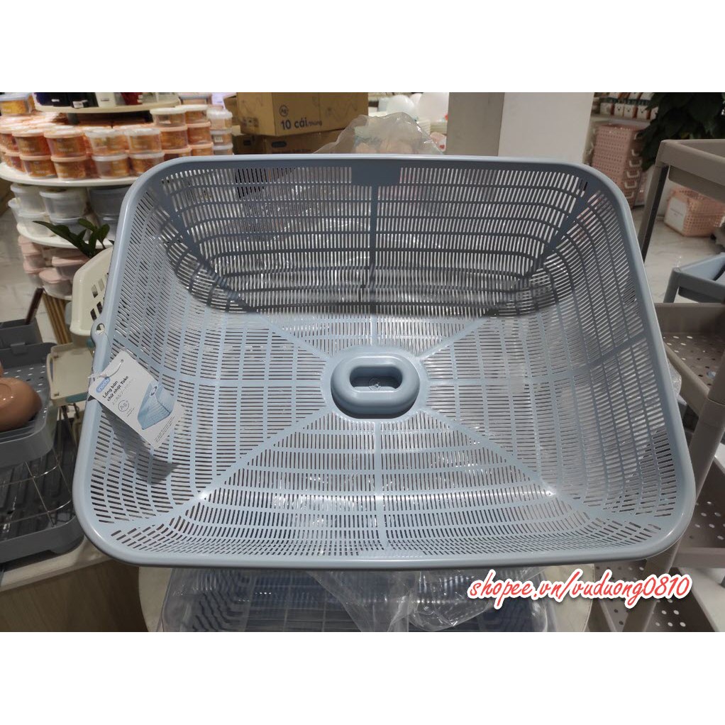 Lồng bàn chữ nhật Inochi - Ag+ kháng khuẩn khử mùi