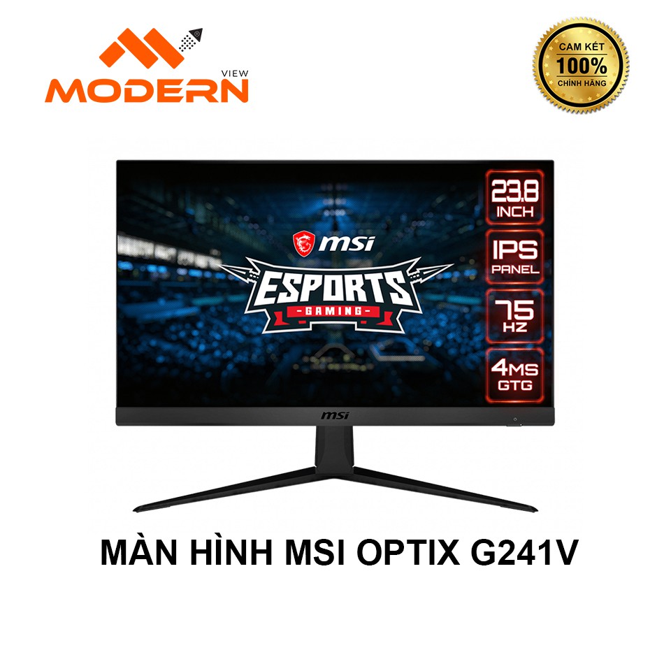 Màn hình MSI OPTIX G241V - 24'' / FHD / 75Hz / 4ms / IPS - HÀNG CHÍNH HÃNG 100%