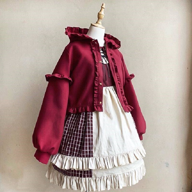 [có sẵn] Áo khoác Lolita nỉ bông | BigBuy360 - bigbuy360.vn