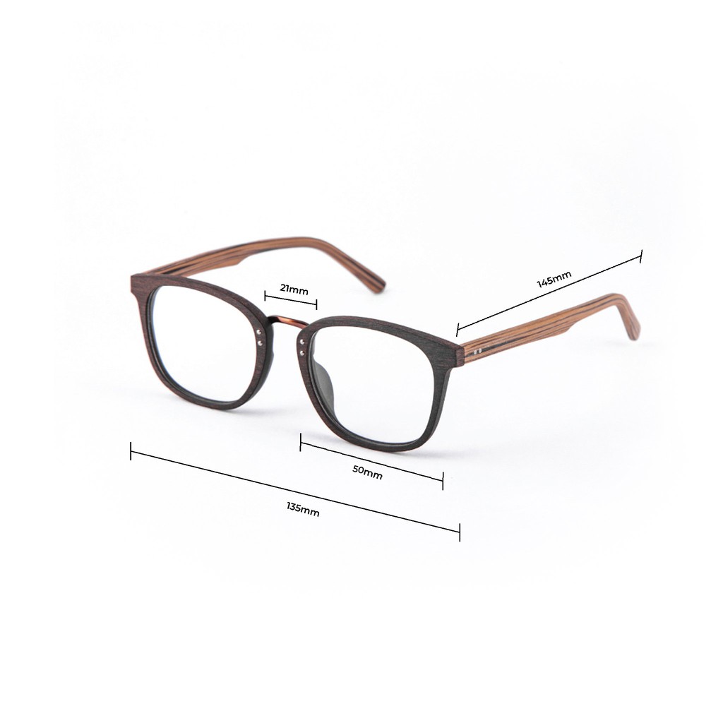 Gọng Kính Vuông Full Gỗ | BigBuy360 - bigbuy360.vn