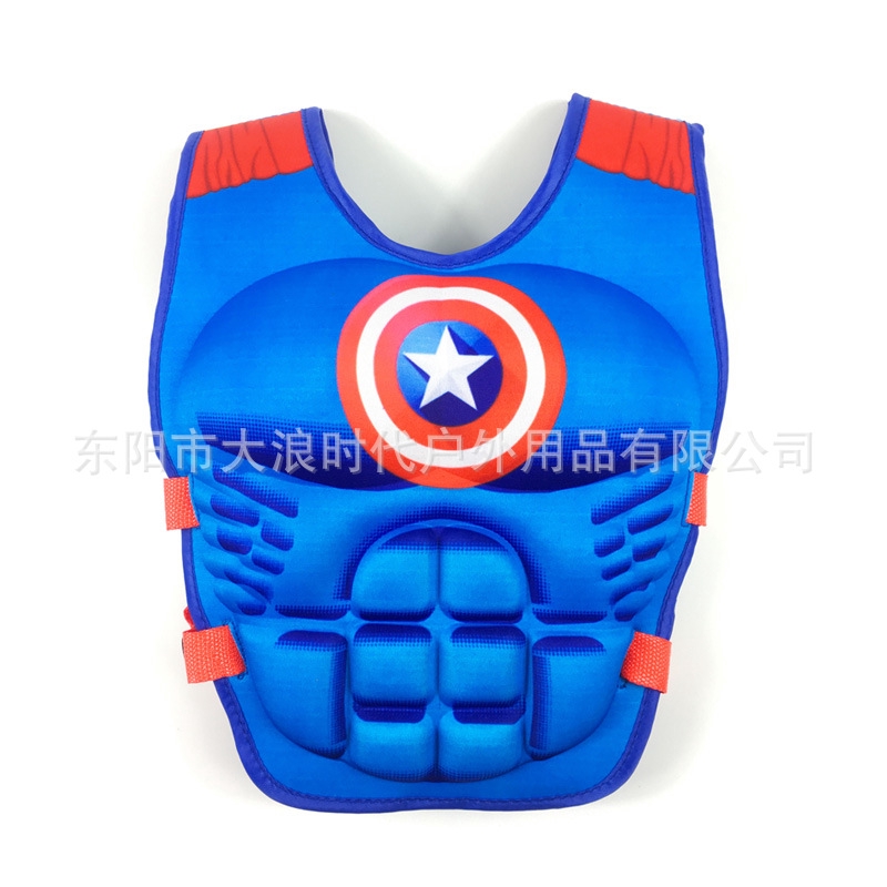 Áo phao cứu hộ họa tiết hoạt hình siêu nhân cho trẻ em