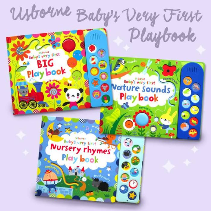 Sách Usborne - âm thanh tương tác - Baby's Very First Play Book