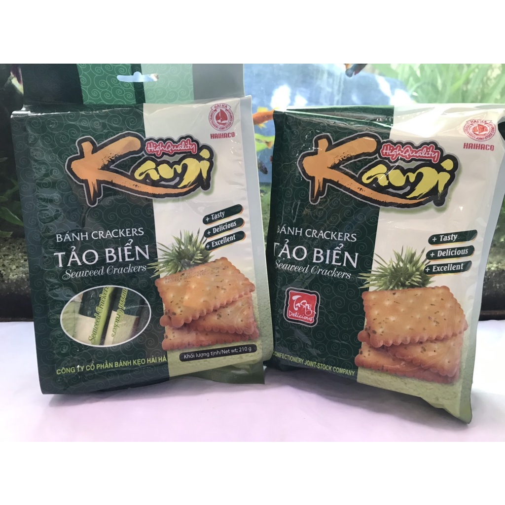 Bánh Quy Kami Tảo Biển Seaweed Crackers ( Hộp 230g)