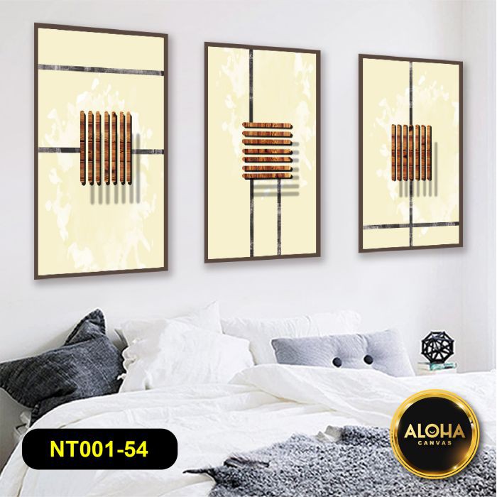 Giá Sock  Bộ 3 Tranh Treo Tường Phòng Khách Hiện Đại Khung Gỗ Tranh Phòng Ăn | BigBuy360 - bigbuy360.vn