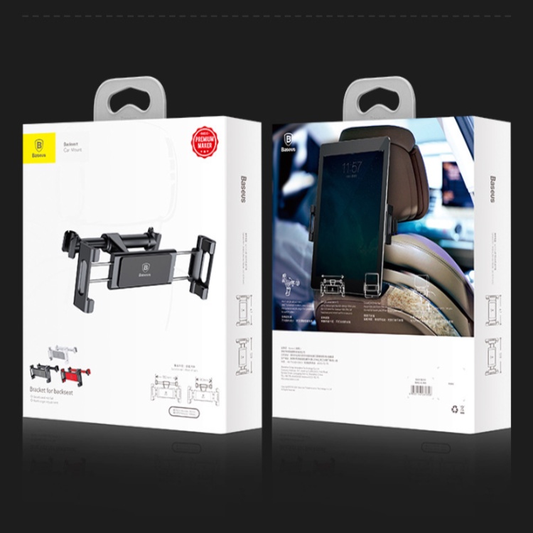 ❀✻Giá đỡ điện thoại, ipad, máy tính bảng thông minh để trên ô tô thương hiệu Baseus - Phù hợp cho kích thước 4.7-12.9inc