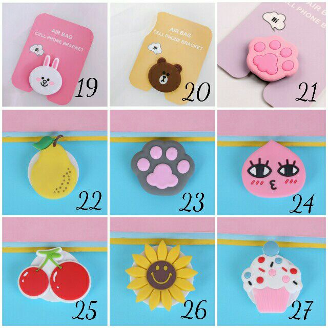 Popsocket (giá đỡ điện thoại) thú silicon | BigBuy360 - bigbuy360.vn
