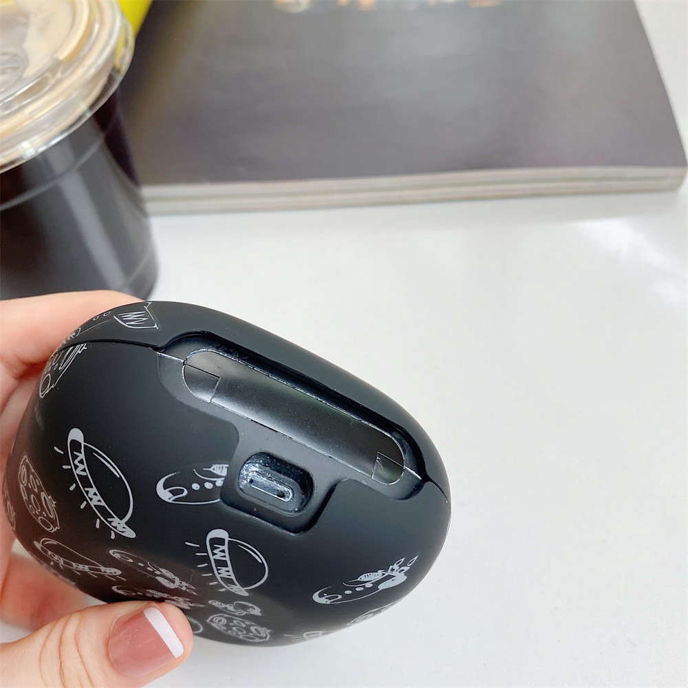 Vỏ bảo vệ hộp sạc tai nghe chất liệu pc cứng nhám họa tiết hoạt hình dễ thương cho Beats Powerbeats Pro