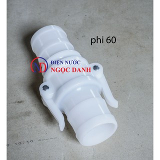 khớp nối nhanh nhựa phi 40, phi 50 phi 60 (cùm nhựa phi 40,50,60)