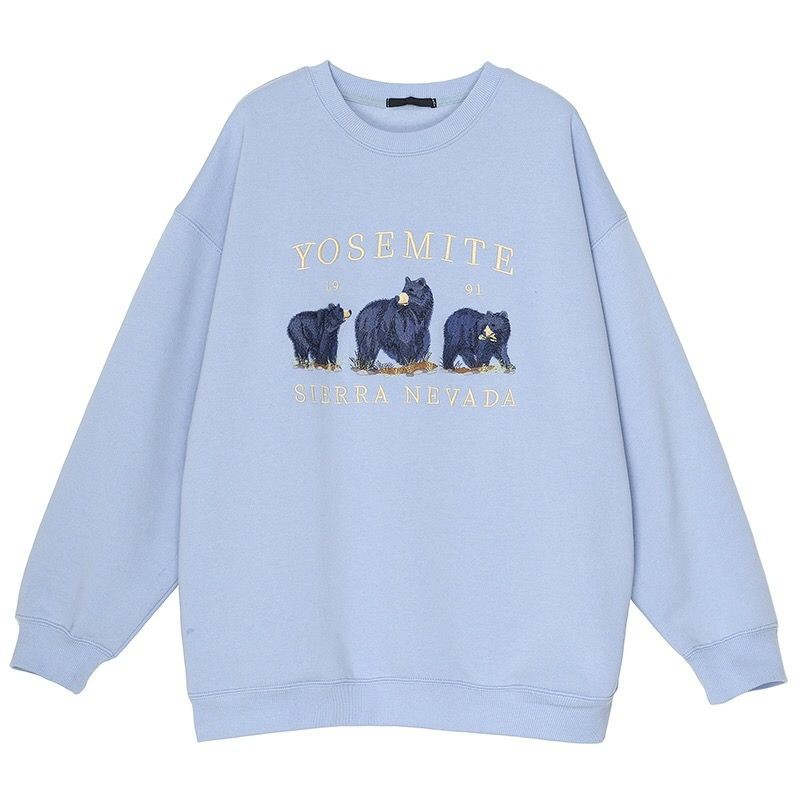 ORDER_N54 Áo Sweater Xanh Nỉ Da Cá Ulzzang