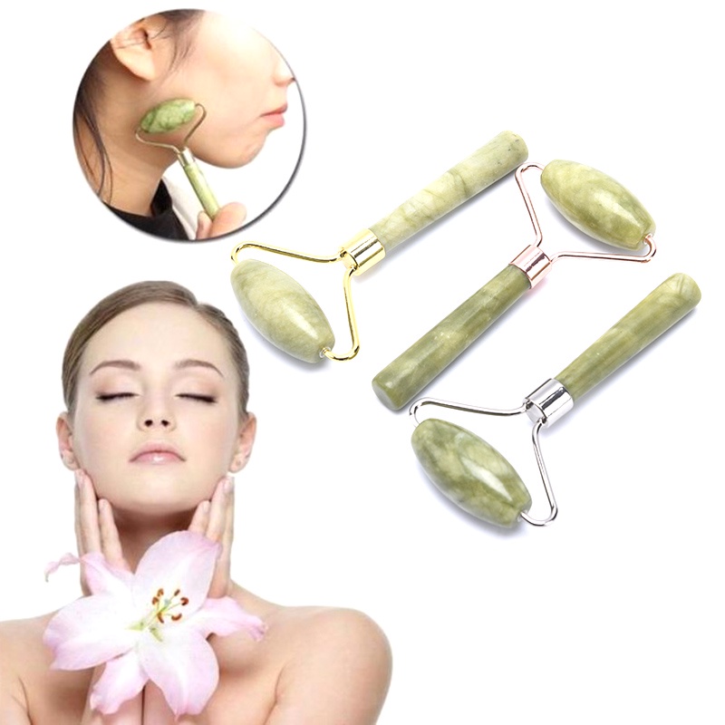 [proflyVN]Jade Face Massage Roller Beauty Tool Facial Eye Neck Body Anti Ageing Therapy